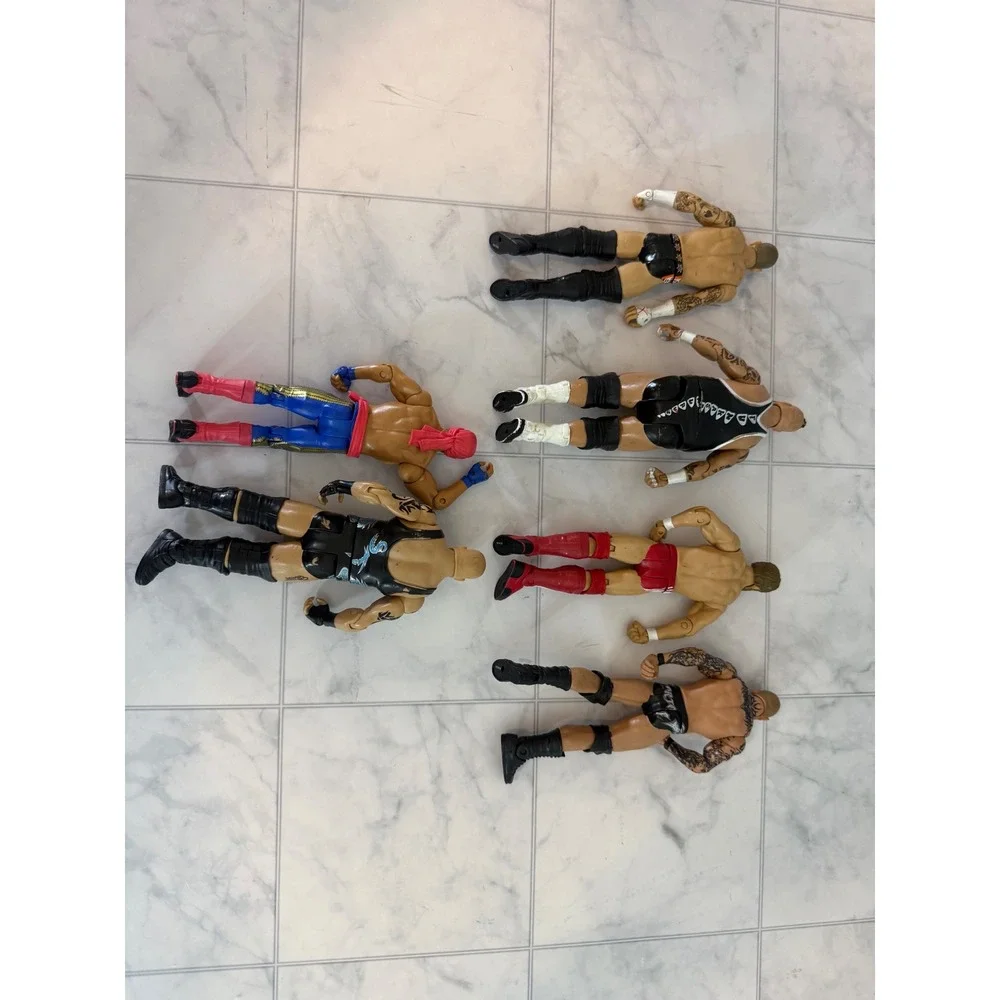 WWE Action Figure Lot Randy Orton Daniel Bryan CM Punk Tensai Brodus Clay Hunico